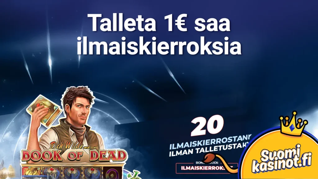 euron talletuksella ilmaiskierroksia
