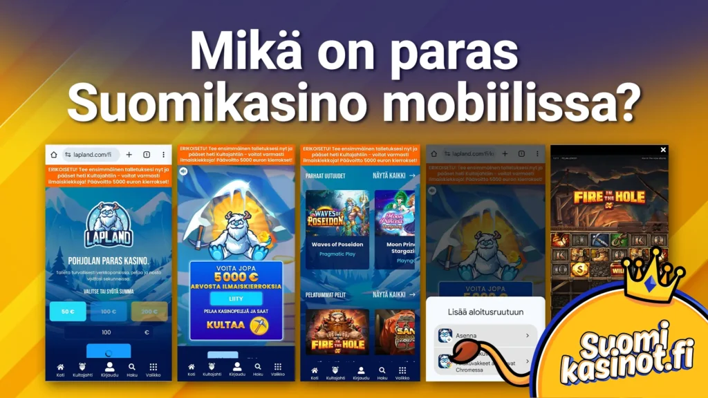 mikä on paras suomikasino mobiilissa